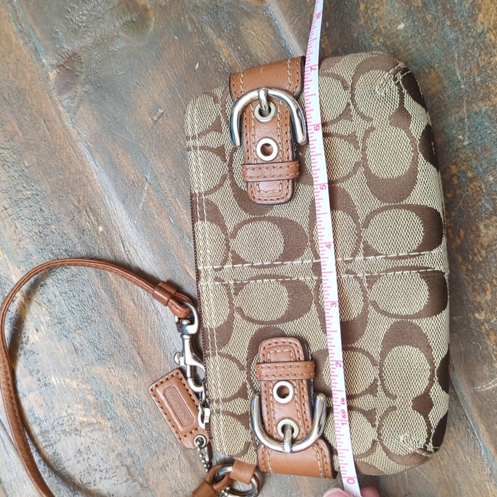 Tan Coach Wristlet - Picture 5 of 5